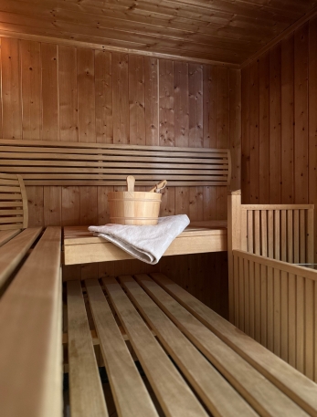 Saunakübel in der Sauna